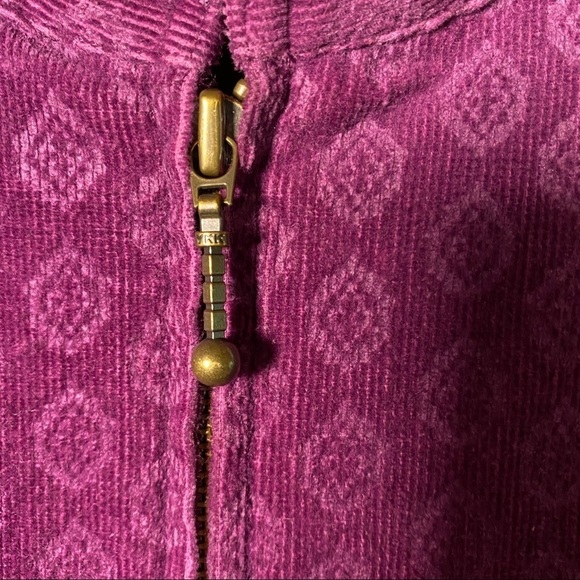 CJ BANKS Corduroy Jacket w/Mandarin Collar Size 1X - Picture 6 of 7